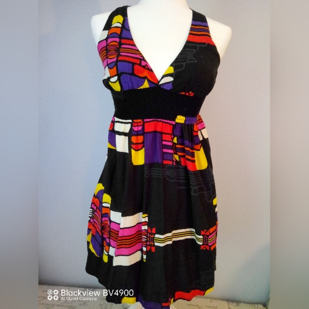 Forever 21 colorful print sundress sp